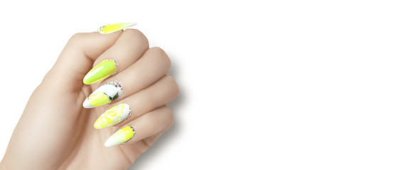 Schönes und modernes Nageldesign