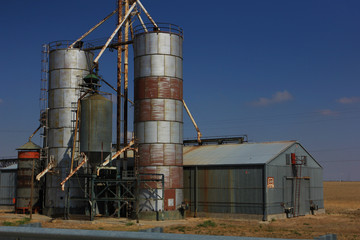 industry, factory, industrial, silo, storage, elevator, tank, technology,  power, agriculture, farm, metal, grain,