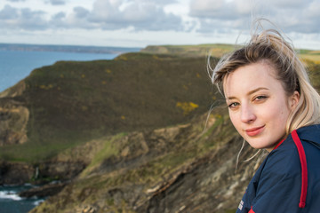 Naklejka premium Portrait coast 