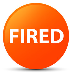 Fired orange round button