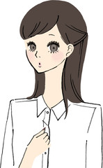 真面目な女性