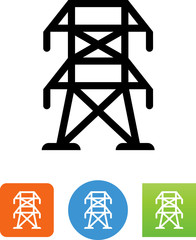 Overhead Powerline Icon