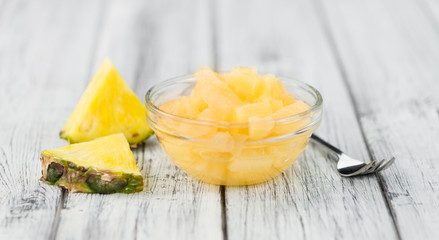 Portion of Preserved Pineapple pieces