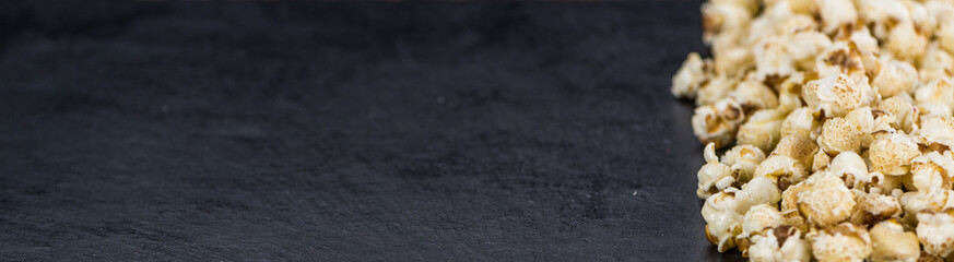 Slate slab with Popcorn