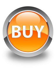 Buy glossy orange round button