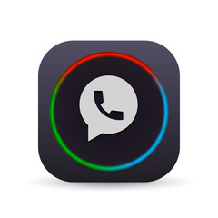 Dark MultiColor Web Button