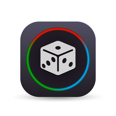 Dark MultiColor Web Button