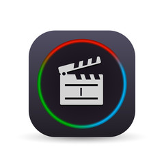 Dark MultiColor Web Button