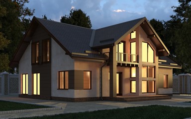 House 3d Illustration