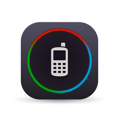 Dark MultiColor Web Button