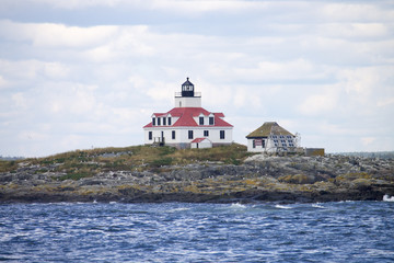 Fototapeta na wymiar Lighthouse in New England