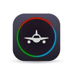 Dark MultiColor Web Button