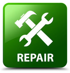 Repair (tools icon) green square button