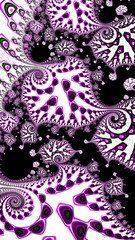 Abstract textured swirl pattern