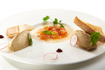 Specialties of the luxury restaurant