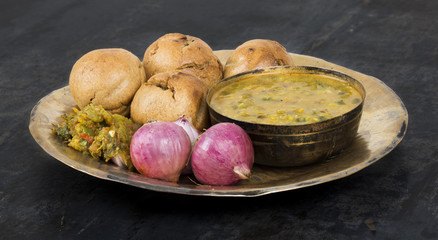 Indian Cuisine Dal Baati