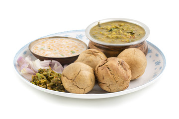 Indian Cuisine Dal Baati