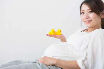 アヒルちゃんと妊婦さん