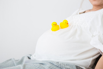 アヒルちゃんと妊婦さん