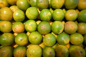 Mandarin Oranges in market