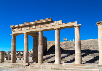 Fototapeta premium Akropolis von Lindos, Rhodos
