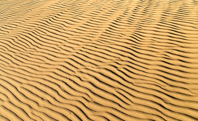 Sand in the desert as a background