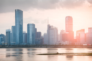 Obraz premium China's Shenzhen city in the night