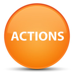 Actions special orange round button
