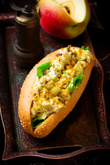curried chicken salad sandwich