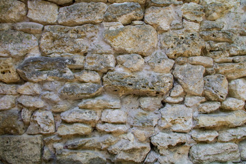 Background of the old stone wall