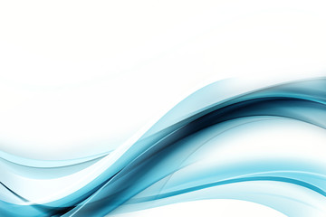 Blue waves background. Abstract futuristic backdrop.