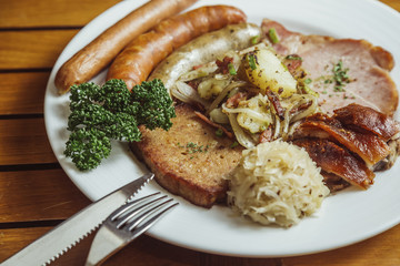 Sundae and sausage