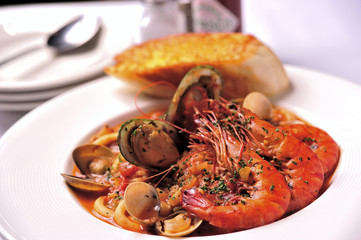 shrimp and clam bread