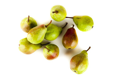 Pears isolated on white background