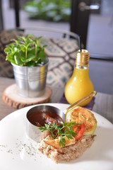 Braised Beef Brisket and rice