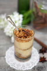 Crumble vaniglia e cannella