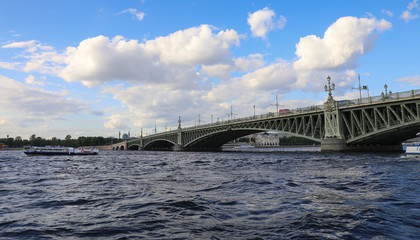 Fototapeta na wymiar Bridge, St. Petersburg