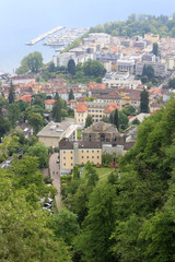 Vue sur la ville de Locarno. Suisse. / View of the city of Locarno. Switzerland...