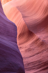 Antelope Canyon, Arizona, smooth rock texture