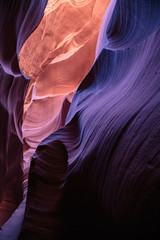 Antelope Canyon, Arizona, smooth rock texture