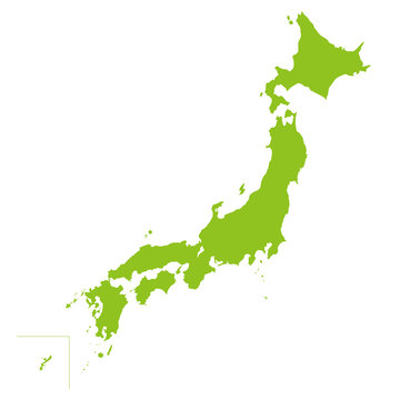 Fototapeta 日本地図