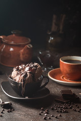 Chocolate coffee ice cream
