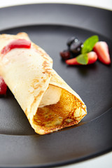 Delicacy dishes of chic restaurant