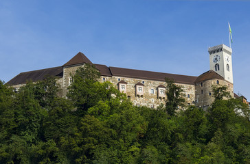 Fototapeta premium Castello di Lubiana