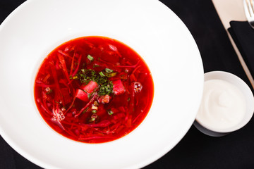 Classic beetroot soup