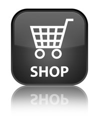 Shop special black square button