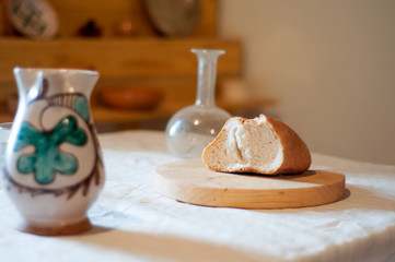 a dry bread