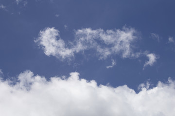 Fototapeta premium Cloud with blue sky.