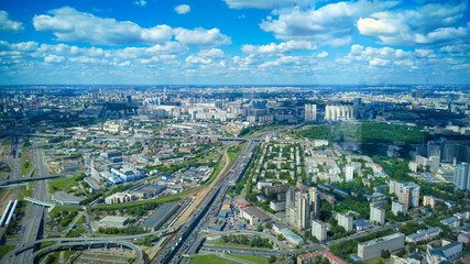 Moscow City panoramic views