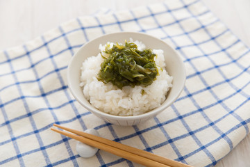 めかぶご飯